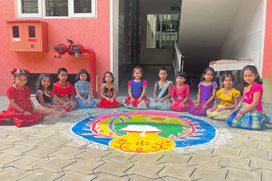 Diwali Celebration image - Yuvabharathi Nursery